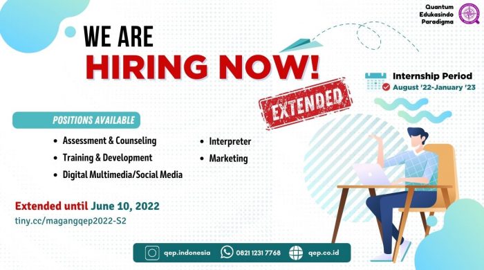 Recruitment Magang 2022 2 extend